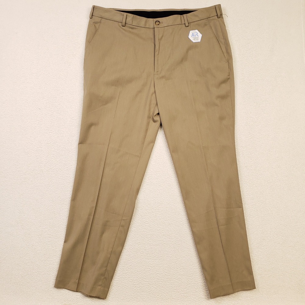 Van‎ Heusen Air Dress Pants Mens 38x30 Tan Straight Temperature Adaptive 505M131